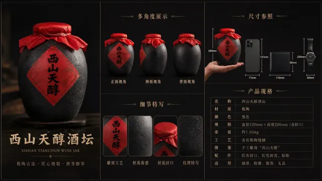 西山天醇酒坛